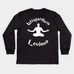 Wingardium Leviosa Kids Long Sleeve T-Shirt